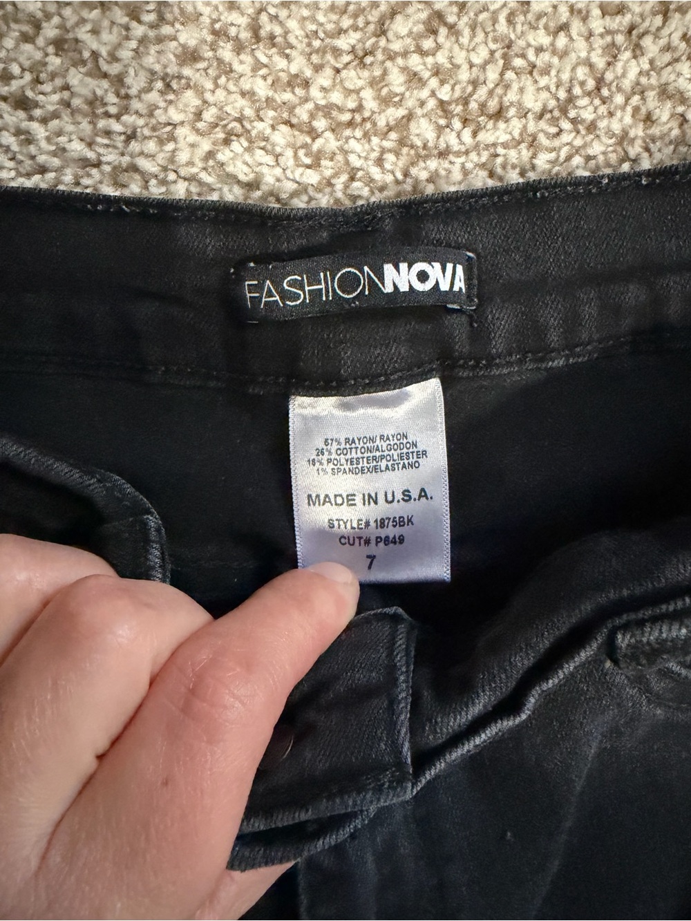 Fashion Nova Black Women’s Skinny Jeans